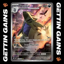 Tyranitar - 222/193 - Illustration Rare - Paldea Evolved - Pokemon Card - NM/M - Image 1