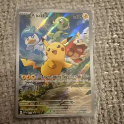 Pokemon Card TCG - Pikachu 027 Scarlet & Violet Black Star Promo Near Mint - Image 2