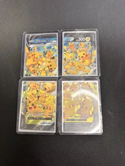 Pokemon TCG Pikachu V-UNION 4 Card Lot English V-UNION Rule 2021 - Image 1