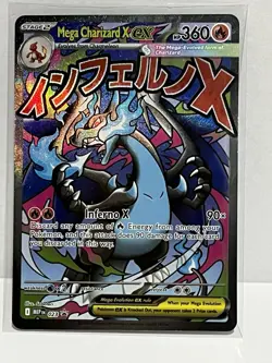 Mega Charizard X EX MEP 023 UPC Black Star Promo NM Pokemon Card Pokemon TCG - Image 1