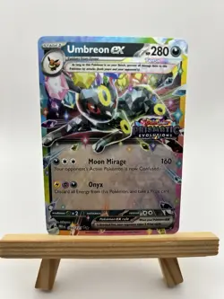 Pokemon TCG Prismatic Evolutions Umbreon EX Card 060/131 Stamped Promo - Image 1