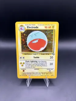 Pokemon Card - Electrode Jungle 2/64 Holo Rare Unlimited - LP - Image 1