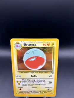 Pokemon Card - Electrode Jungle 2/64 Holo Rare Unlimited - LP - Image 2