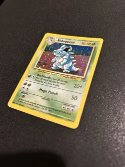 Pokemon Nidoqueen 7/64 Jungle Holo Rare 90 LP NM 1999 Wizards of the Coast Card - Image 1