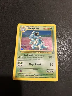 Pokemon Nidoqueen 7/64 Jungle Holo Rare 90 LP NM 1999 Wizards of the Coast Card - Image 3