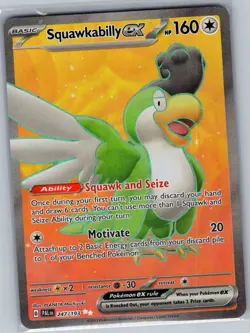 Squawkabilly ex - 247/193 SV02: Paldea Evolved - Pokemon Card - NM - Image 1