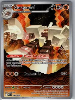 Garganacl 147/132 ME01: Mega Evolution - Pokemon Card - NM - Image 1
