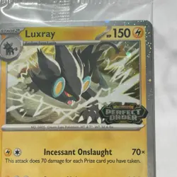 Luxray 028/088 -Perfect Order Stamped Promo Card - Sealed - NM - Image 4