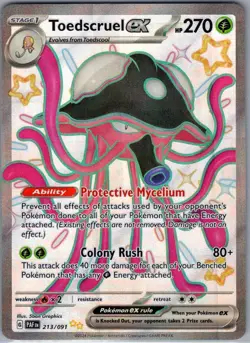 Toedscruel ex 213/091 SV: Paldean Fates - Pokemon Card - NM - Image 1