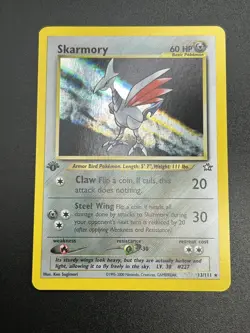 SKARMORY Pokemon Card - WOTC - 1st Edition - Neo Genesis - 13/111 - HOLO - NM - Image 2