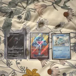 Pokemon Palafin, Palafin ex & Finizen SV04 3 Card Lot Regular & Holo English - Image 1