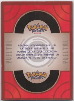 Pokemon TCG Card Kanto South America Pokedex Edition - Yveltal - Image 2