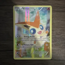 Victini Black Star Promo Holo XY117 XY 70 HP Victory Ball Pokemon Card - Image 1