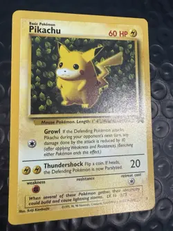 Pikachu 1 Black Star Vintage Promo Pokemon Card - Image 4