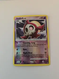 Pokemon Duskull SH2 Reverse Holo 2008 Nintendo Card Stock Basic Ghost Type - Image 1