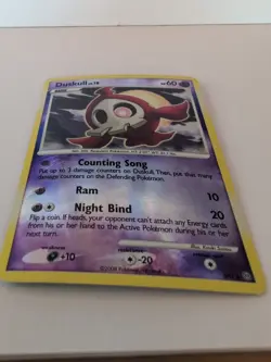 Pokemon Duskull SH2 Reverse Holo 2008 Nintendo Card Stock Basic Ghost Type - Image 4