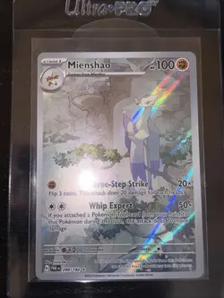 Pokemon Mienshao TCG SV04 Paradox Rift Holo Card 200/182 Illustration Rare NM - Image 3