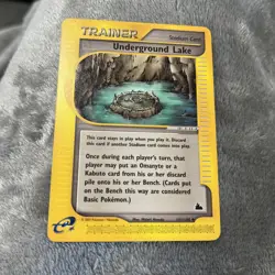 Pokemon Card - Underground Lake Skyridge 141/144 Uncommon Non-Holo - Image 1