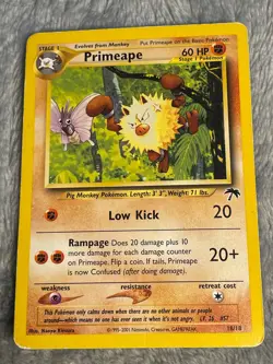 Primeape 18/18 Southern Islands Regular *Not Holo* 2001 Pokemon Card - Image 1