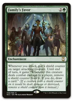 Family's Favor #59 (NM) Streets New Capenna NCC Magic MTG - Image 1