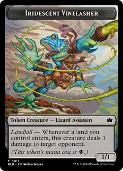 Iridescent Vinelasher Token [Bloomburrow] MTG - Image 1
