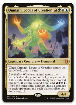 Omnath, Locus of Creation #232 (NM) Zendikar Rising ZNR Magic MTG - Image 1