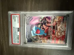 Pokemon Destined Rivals Team Rockets Wobbuffet PSA 10 Gem Mint English Full Art - Image 1
