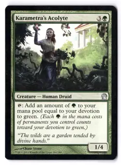 Karametra's Acolyte LP* Theros ENGLISH 160/249 mtg -UnltdCards - Image 1