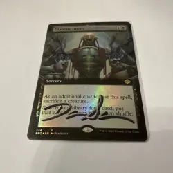 Signed By Artist Diabolic Intent (Extended Art) - Foil LP MTG The Brothers' War - Image 1