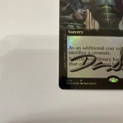 Signed By Artist Diabolic Intent (Extended Art) - Foil LP MTG The Brothers' War - Image 4