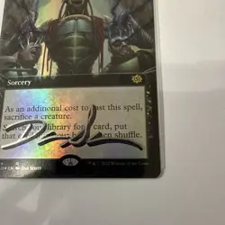 Signed By Artist Diabolic Intent (Extended Art) - Foil LP MTG The Brothers' War - Image 5