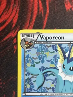 Pokemon - HOLO - Vaporeon BW89 Black & White Promos Holo Black Star Promo - Image 3