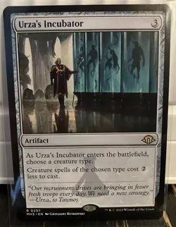 Wizards Urza's Incubator Modern Horizons 3 Rare Artifact 297 Regular 2024 - Image 1