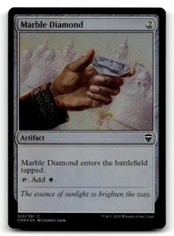 Marble Diamond 323 Common Commander Legends Magic: The Gathering Foil - Image 1