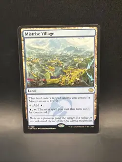 Mistrise Village R261 - Normal- Tarkir: Dragonstorm MTG - Image 1