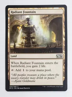 X 1 Radiant Fountain NM-M 245 M15 MTG Magic The Gathering - Image 1