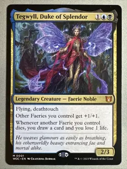 MTG / Tegwyll, Duke of Splendor / WOC / #1 / Regular / Mythic / NM - Image 1