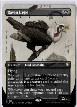 Raven Eagle (Borderless) Avatar: The Last Airbender Regular NM R 0324 - Image 1