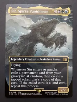 Sin, Spira’s Punishment - (Borderless) - MTG X FINAL FANTASY - NM Pack Fresh - Image 1