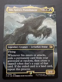 Sin, Spira’s Punishment - (Borderless) - MTG X FINAL FANTASY - NM Pack Fresh - Image 2