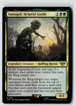 MTG Smeagol, Helpful Guide 231 Lord Of The Rings LOTR x1 NM Rare - Image 1