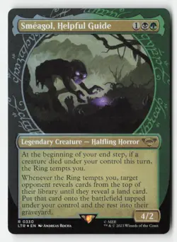 Smeagol, Helpful Guide (Showcase) 330 The Lord of the Rings MTG Foil NM - Image 1