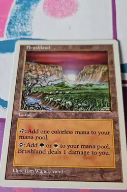 Brushland MTG Core Set 5th Edition Regular - Image 1