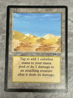 Desert MTG Arabian Nights Magic the Gathering LP - Image 1