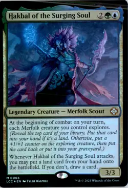 Hakbal of the Surging Soul Commander: The Lost Caverns of Ixalan LCC Foil NM - Image 1
