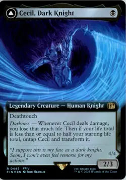 Cecil, Dark Knight (Extended Art) FINAL FANTASY FIN Foil NM - Image 1