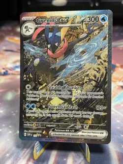 Greninja ex SVP 132 - NM condition - Pokemon SV Shrouded Fable Black Star Promo - Image 1