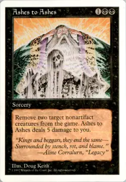 Ashes to Ashes Fifth Edition 5ED Normal NM - Image 1