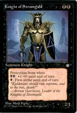 Knight of Stromgald Ice Age ICE Normal NM - Image 1