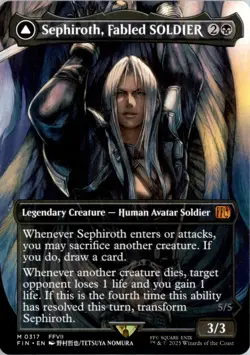 Sephiroth, Fabled SOLDIER (0317) (Borderless) FINAL FANTASY FIN Normal NM - Image 1